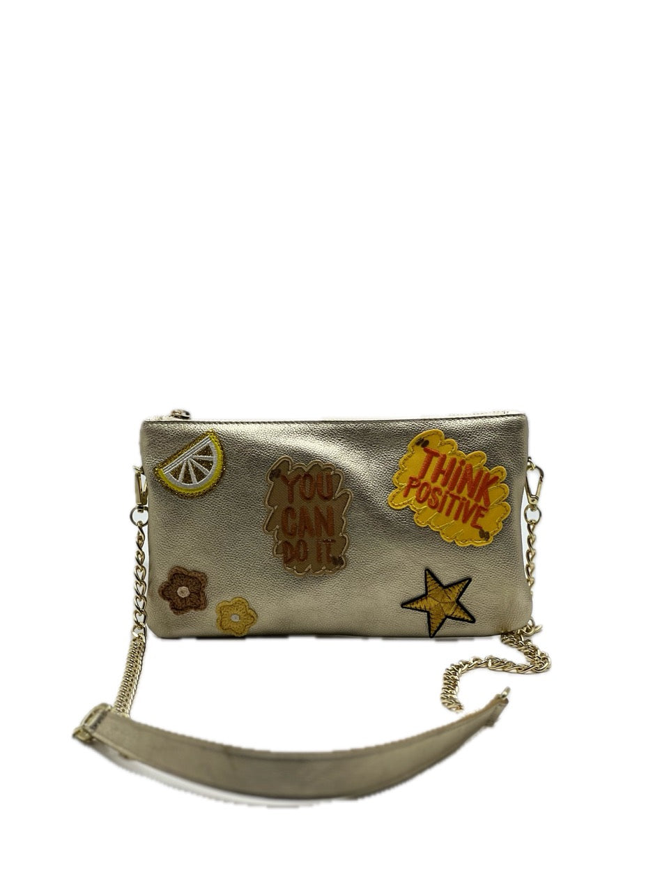 ✨ Pochette Pop Art – Oro Laminato