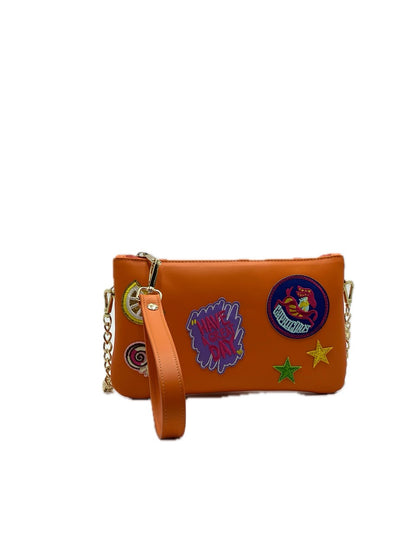 🧡 Pochette Pop Art – Arancio Vitaminico