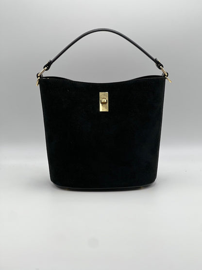 Secchiello scamosciato Nero