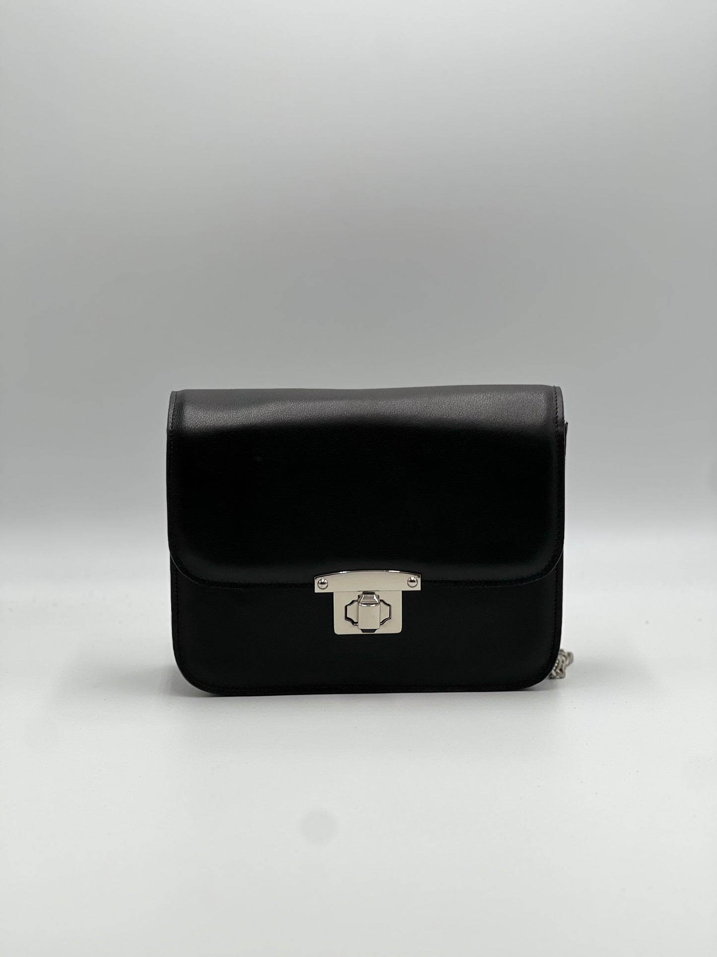 Postina Verticale in Vitello Nero Liscio