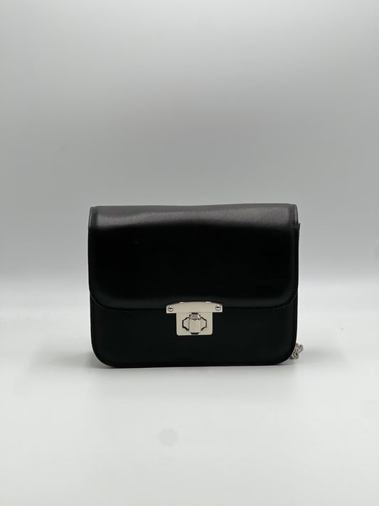 Postina Verticale in Vitello Nero Liscio