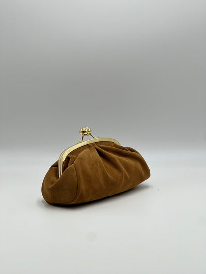 Clutch Vintage  Camoscio Cuoio