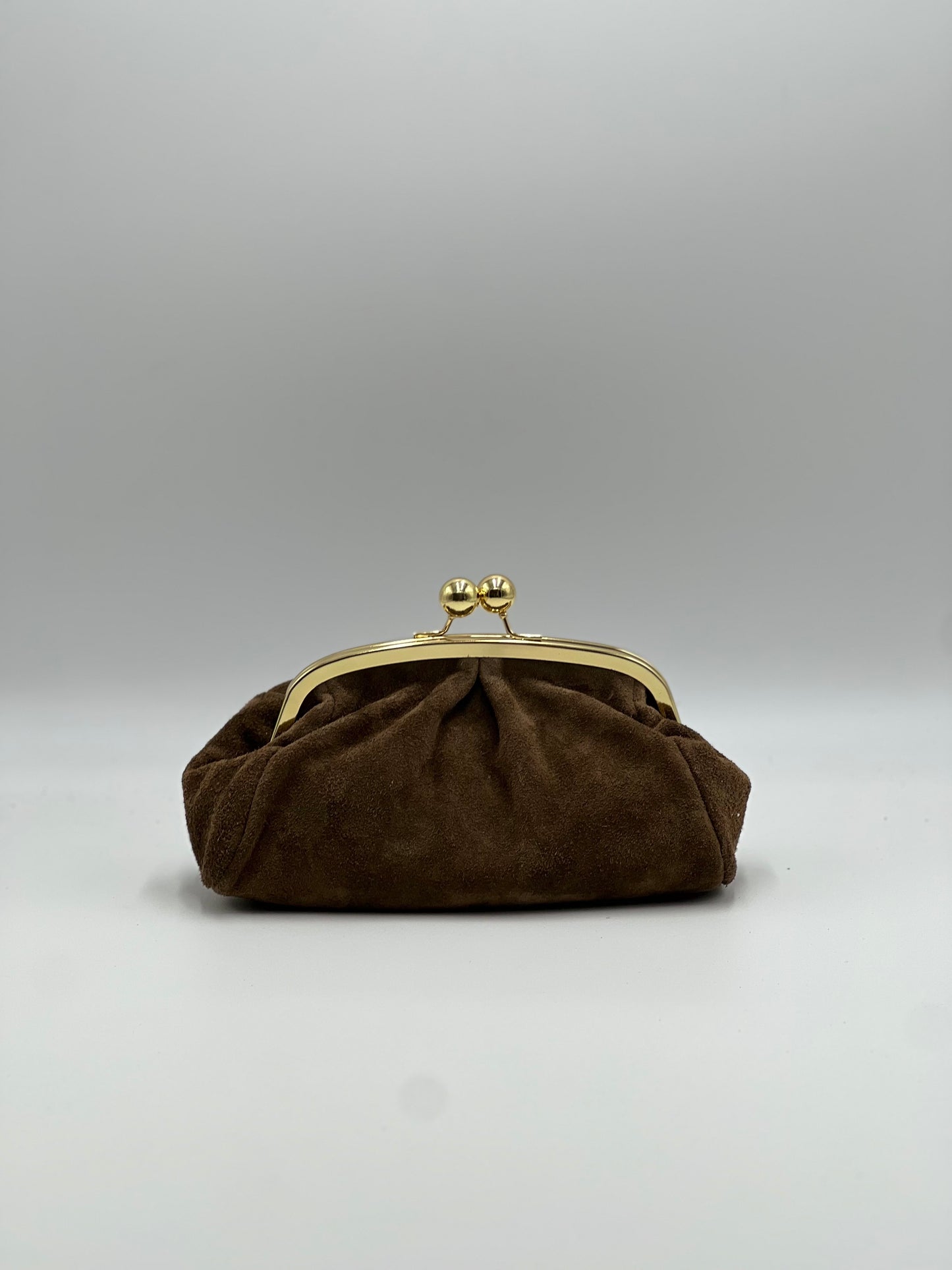 Clutch Vintage Camoscio T. Moro