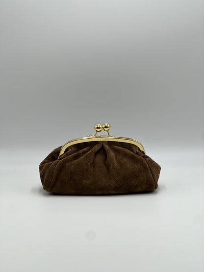 Clutch Vintage Camoscio T. Moro