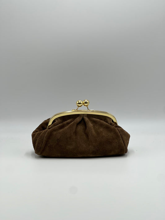 Clutch Vintage Camoscio T. Moro