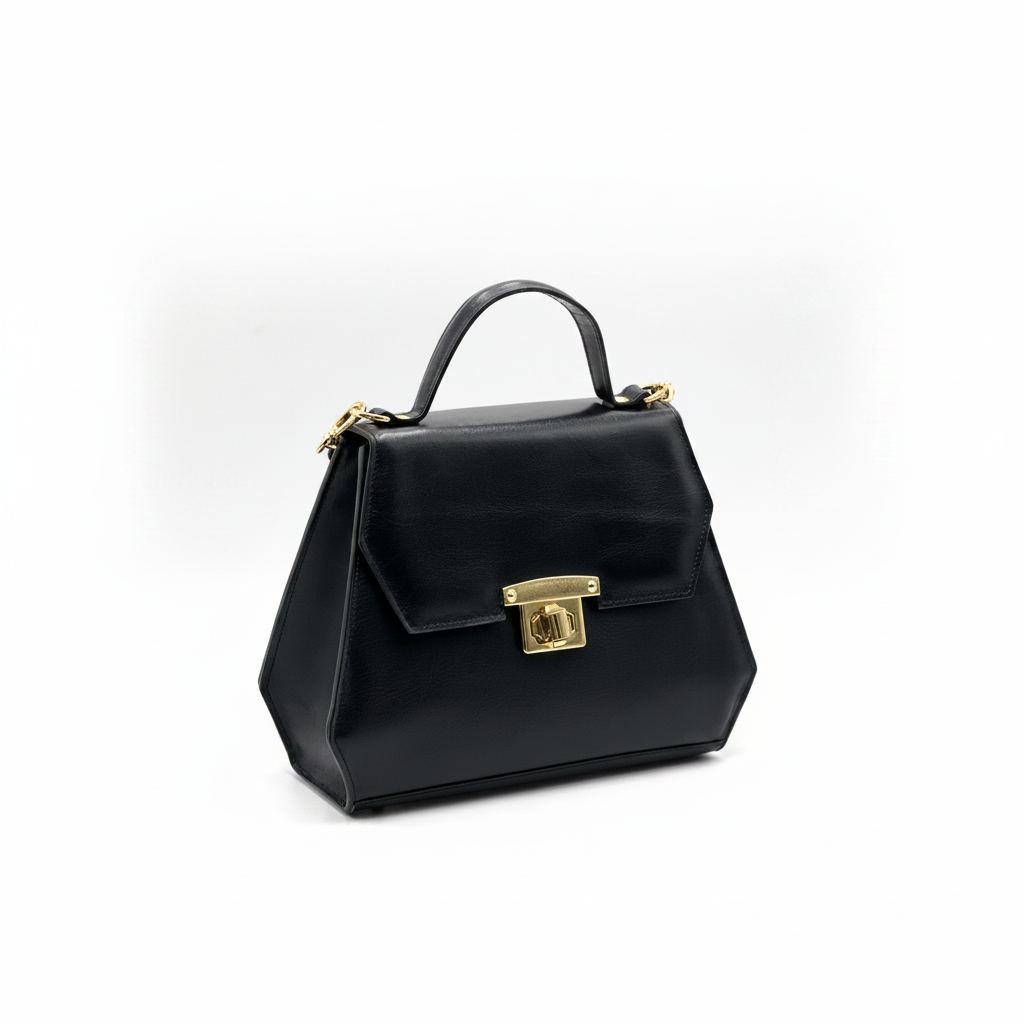 DIAMANTE IN NAPPA NERO