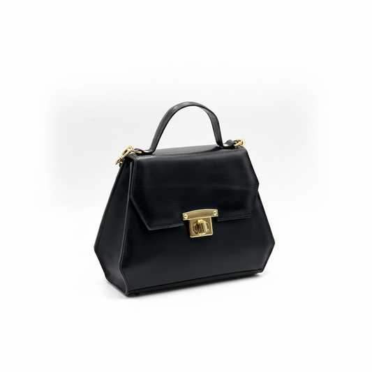 DIAMANTE IN NAPPA NERO