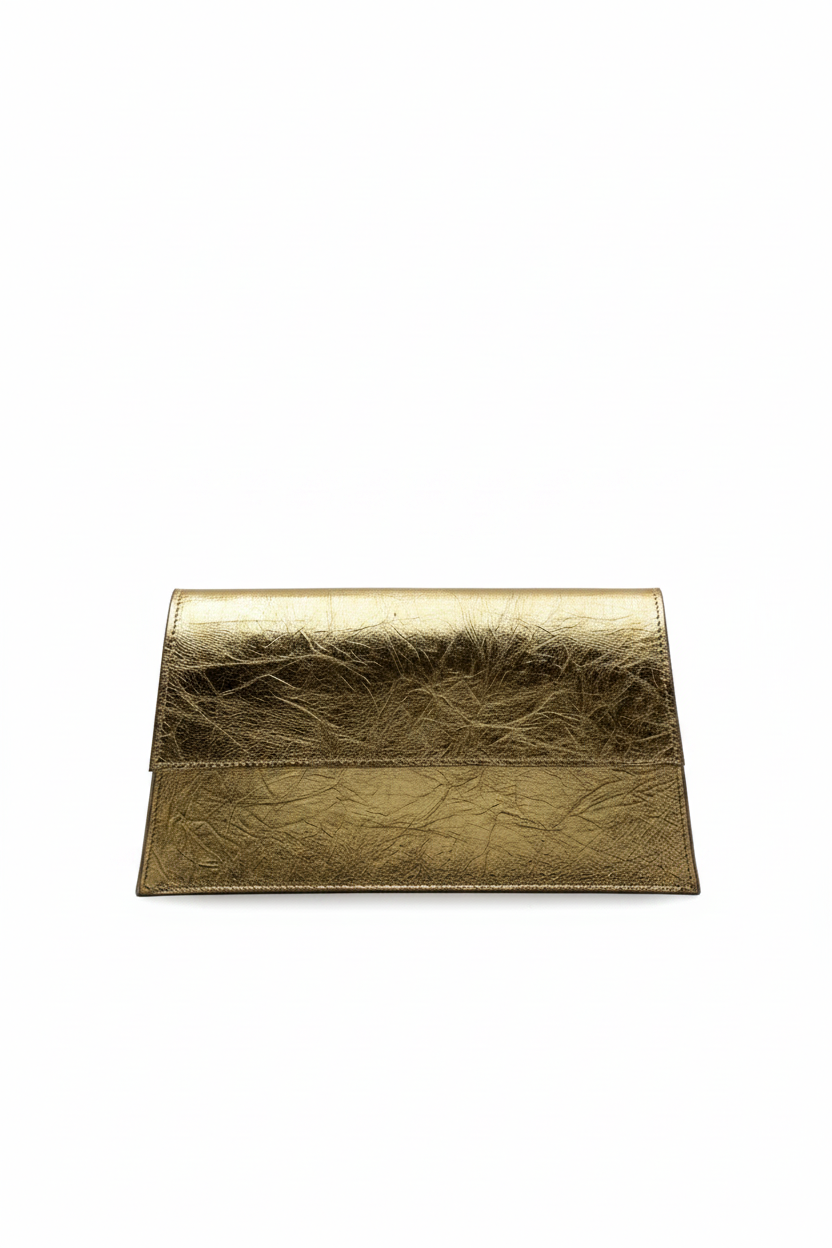 LUCY IN VITELLO LAMINATO ORO