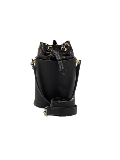 Samy Bucket Bag in Black Calfskin